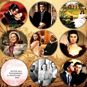 Gone With The Wind Movie Magnet Set Vintage Home Decor